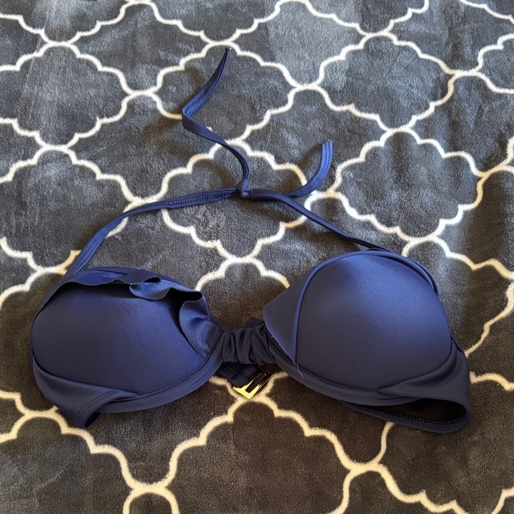 Navy Blue Bikini Top